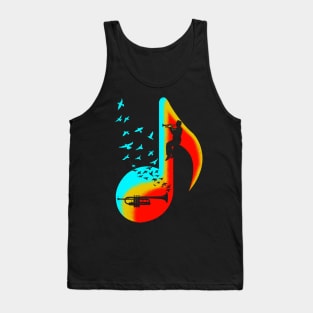 Music Trumpet Player Tank Top